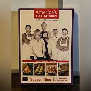 Lot of America’s test kitchen DVDs NEW season 6 & 8 & 9 70+ episodes 12 discs